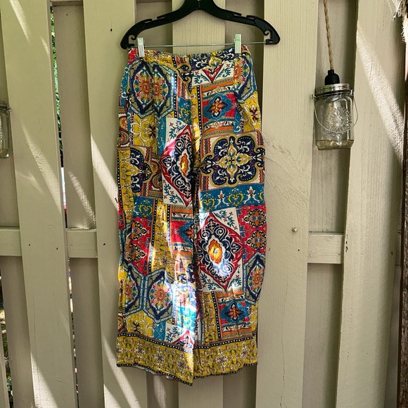 Funky Ranna Gill wide leg linen pants🦋 - Picture 5 of 6